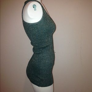 Wet seal green spark tank top